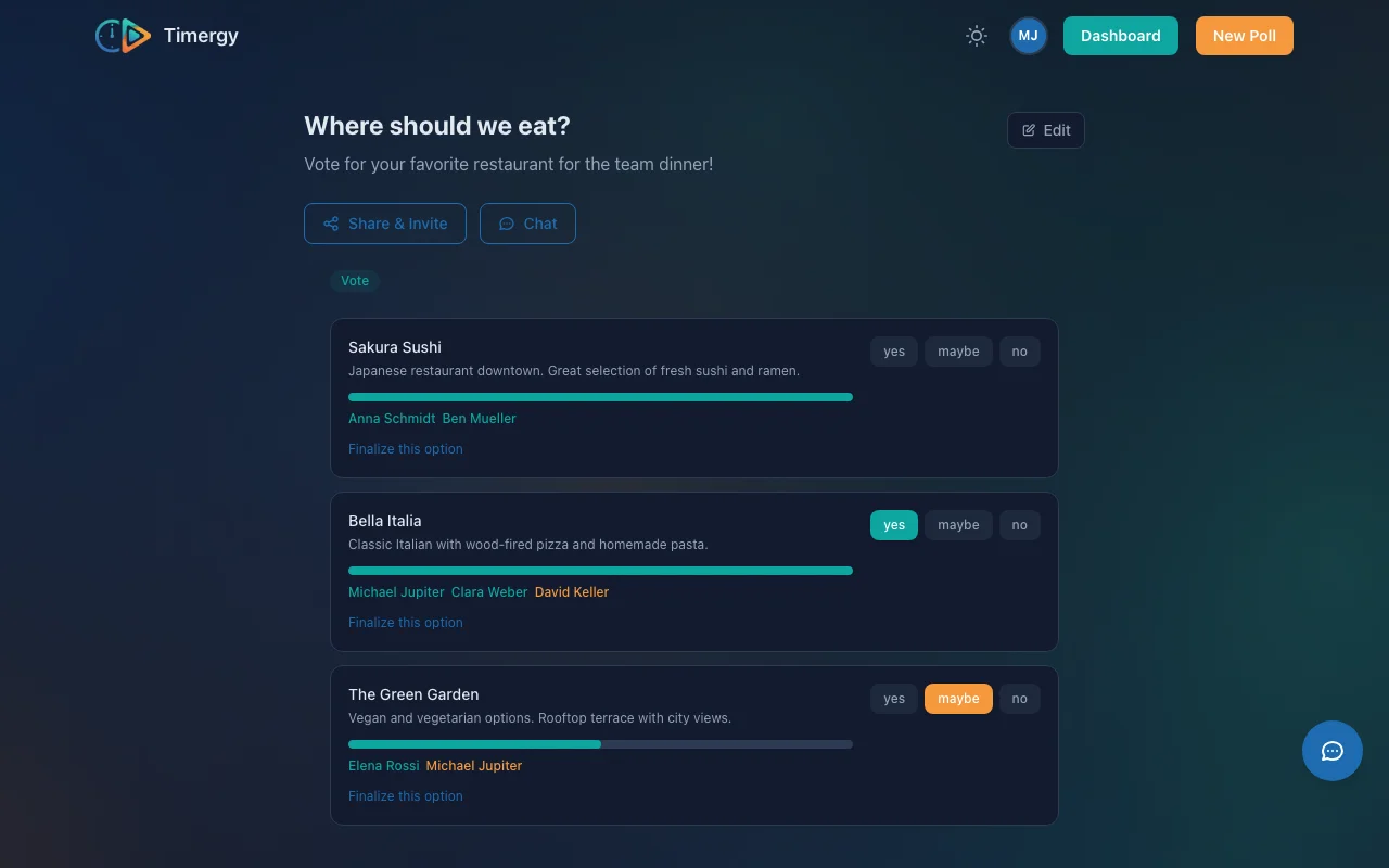 Survey poll with image options